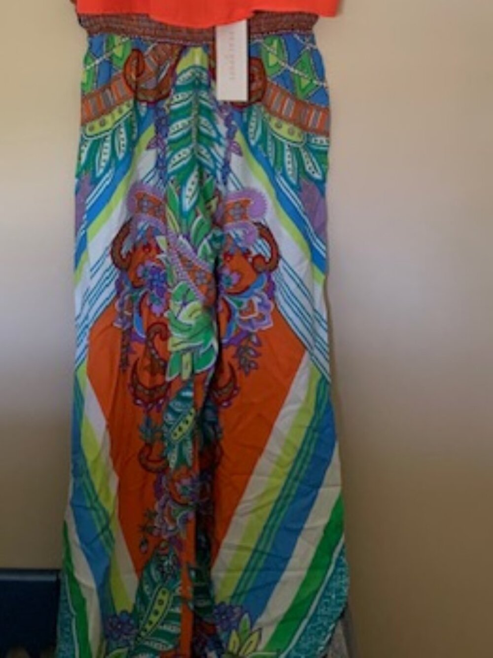 PeachPuff USA Troplical Print Pants size L